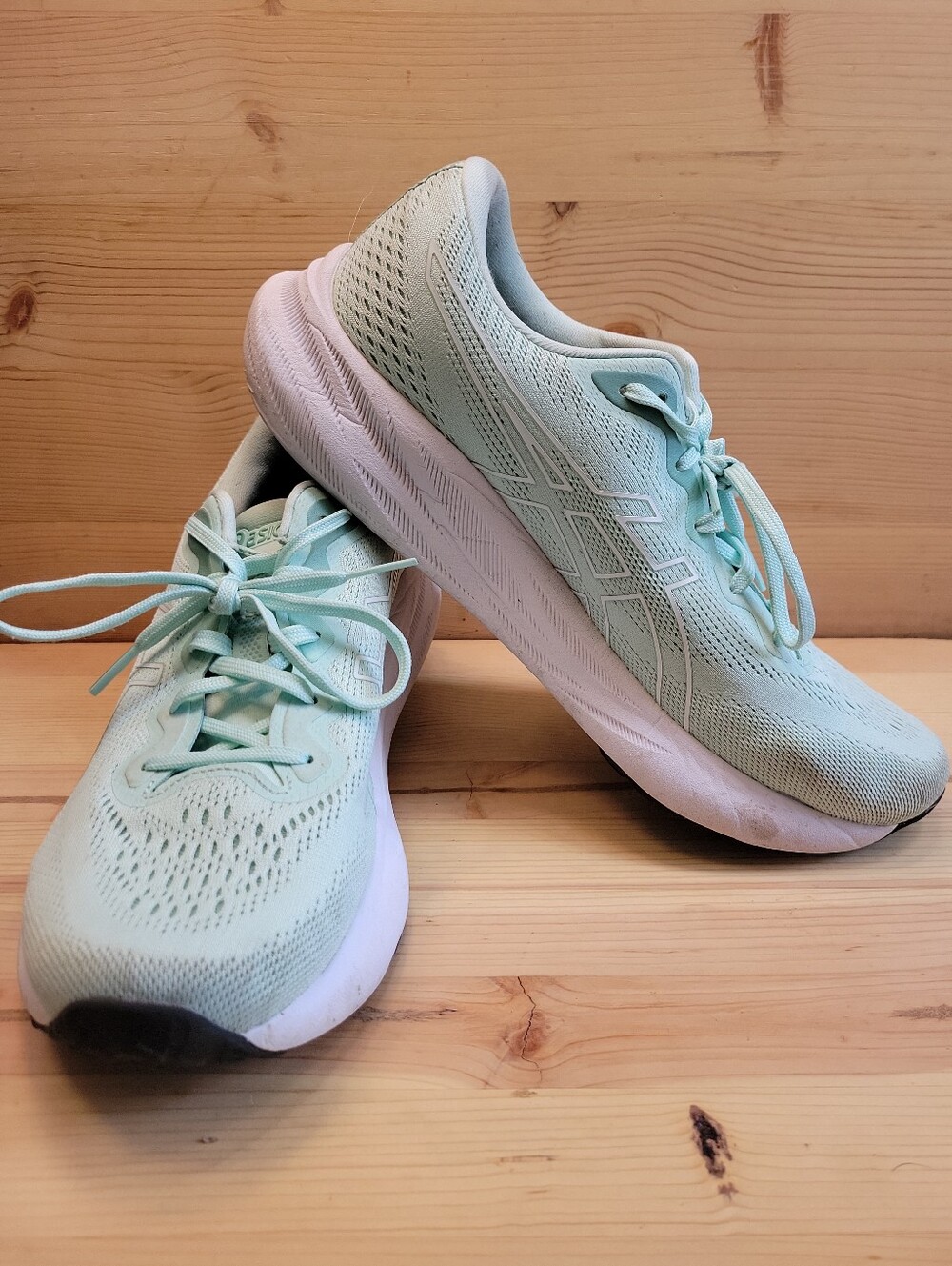 ASICS Women's Gel-Pulse 15 Running Shoe, Mint Tint/White, Size 9 US